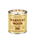 Harvest Moon Soy Candle by Faire in a glass jar, limited edition, maple cinnamon vanilla scent.