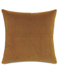Honey-colored luxury alpaca decorative pillow by Brahms, 24x24 square, from Bungalow Furniture & Accessories.