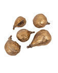 Gold-finished fig accents from Creative Co-op, perfect for elegant centerpieces or decorative tabletops.