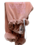 GrapeFruit Powder pink sweatpants with vintage finish by Free City, laid flat on a white background.