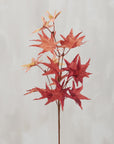 Blush Maple Floral Pick with red and orange leaves by Faire, ideal fall accent for home decor at Bungalow Furniture.