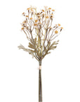 13″ faux cream dried daisy bundle with twine tie from Bungalow Furniture & Accessories.