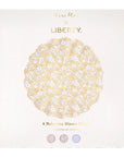 Set of four floral reusable plates in a decorative box by Meri Meri x Liberty, dishwasher-safe, Bungalow Furniture.