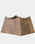 Mango wood bowl with high angled sides and natural finish, Gordo Bowl S by Global Views.