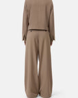 CLOSED tan cropped blazer shown from the back, modern style, perfect for casual or office looks.