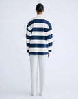 Love Stories PAUL long sleeve shirt in lightweight cotton with stripes, styled for a fresh, casual wardrobe look.