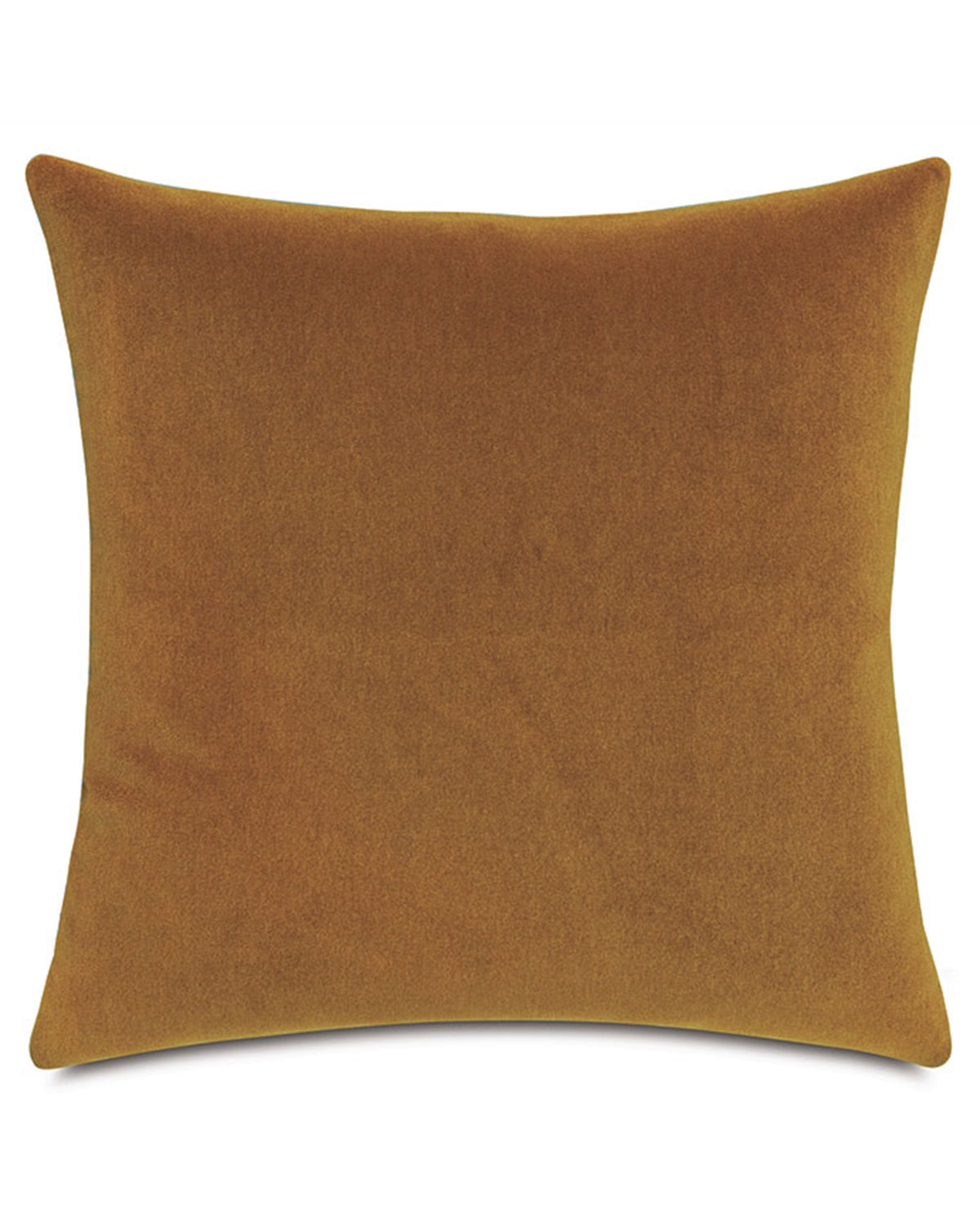 Honey-colored luxury alpaca decorative pillow by Brahms, 24x24 square, from Bungalow Furniture &amp; Accessories.