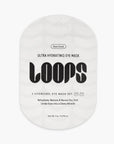 A white, oval packet labeled “Faire Dew Cloud Eye Mask” features 1 hydrating mask with Polyglutamic Acid and Snow Mushroom to revive under-eye skin. Net weight: 5g.