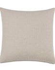 The Midori Linen pillow by Eastern Accents is a square Euro sham in beige, featuring smooth linen fabric and a plain, elegant design with no visible patterns or embellishments, displayed against a white background.