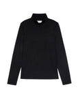 Long-sleeve black Rayon Jersey Turtleneck from Bungalow Furniture & Accessories.