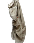 The Matte/Satin Biggy Pant by Free City (sparrow, LLC): loose drawcord pants with an elastic waistband, side pocket, and oversized fit, shown hanging against a white background.