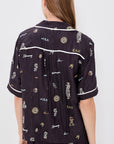 Sea New York Juliet SS Top in a casual, short sleeve style, worn by a woman for an elegant look at Bungalow Furniture.
