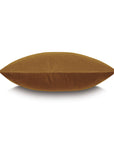 Brahms Honey Alpaca decorative throw pillow, 24x24 square in honey.