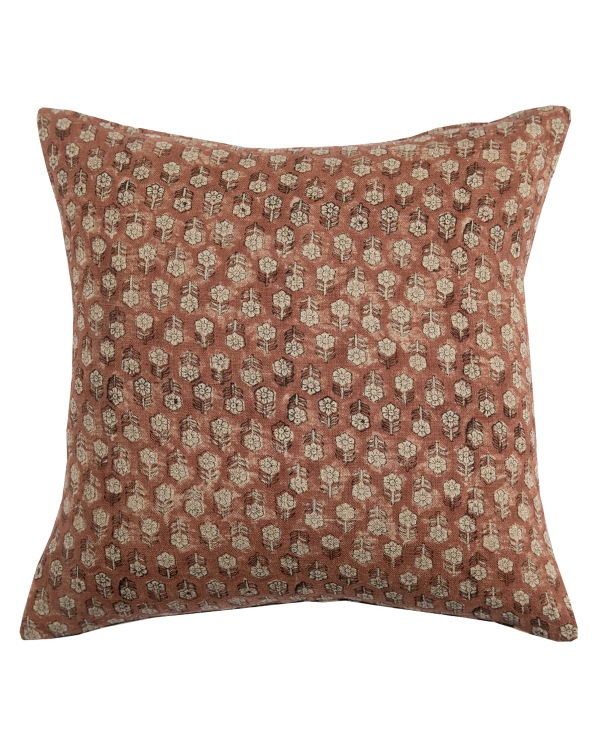 The Plaid Sand Pillow 24x24 from Filling Spaces LLC features a soft, textured fabric and clean, simple edges—perfect for bringing charm to any space with its classic plaid design.